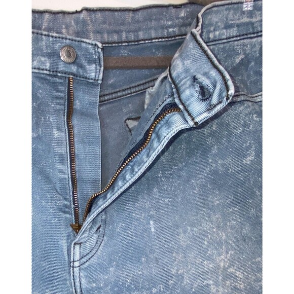 Levi's 541 Gray Acid Wash Straight Leg Jeans Mens 38x32 Distressed Classic Punk - Picture 3 of 9